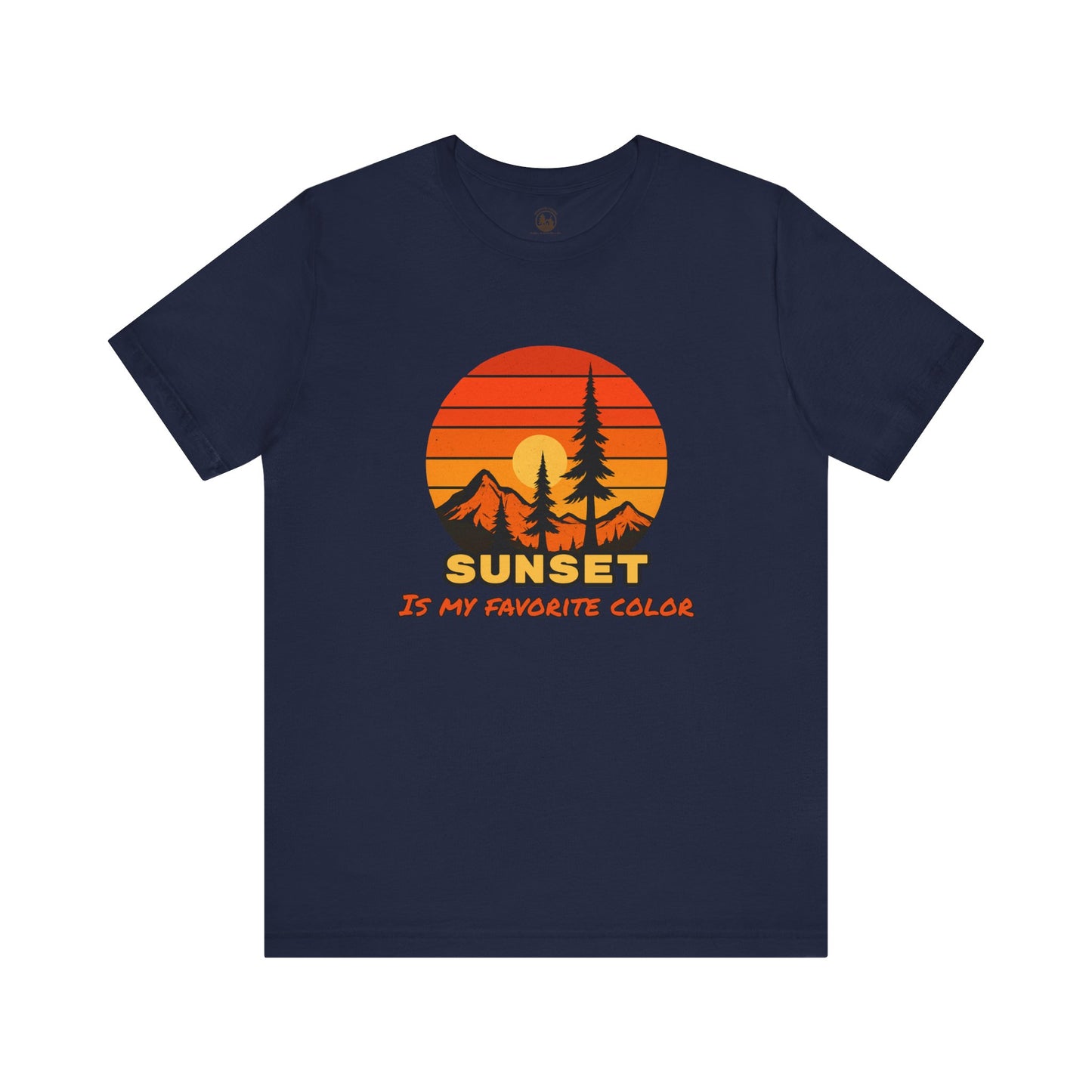 Sunset Mountain Graphic T-Shirt Gift For Outdoor Enthusiast