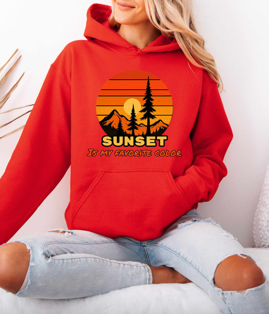 "Sunset Is My Favorite Color" Hoodie