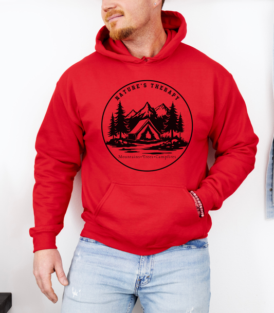 Nature’s Therapy Camping Unisex Hoodie