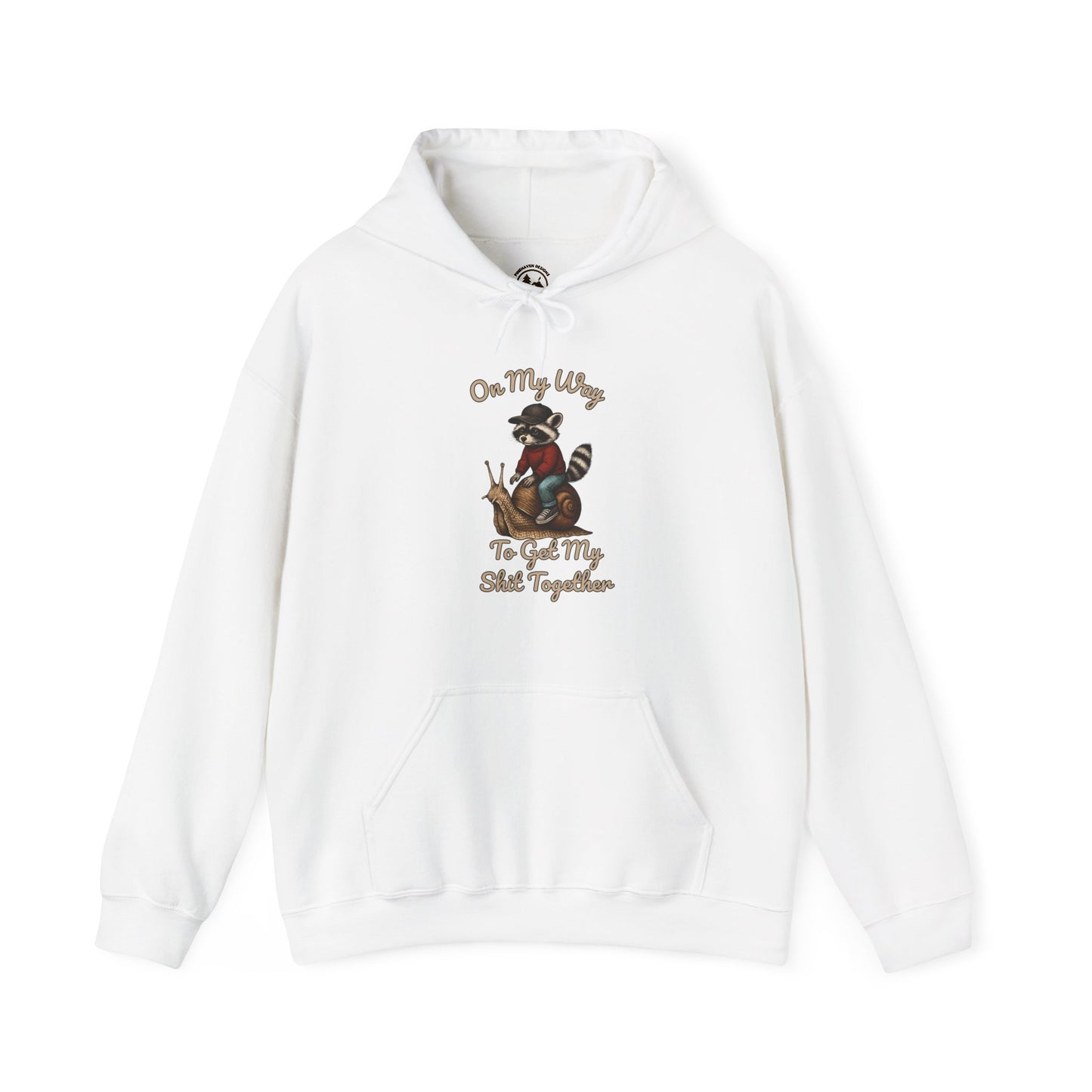 On My Way To Get It Together, Funny Hoodie Raccoon Hoodie