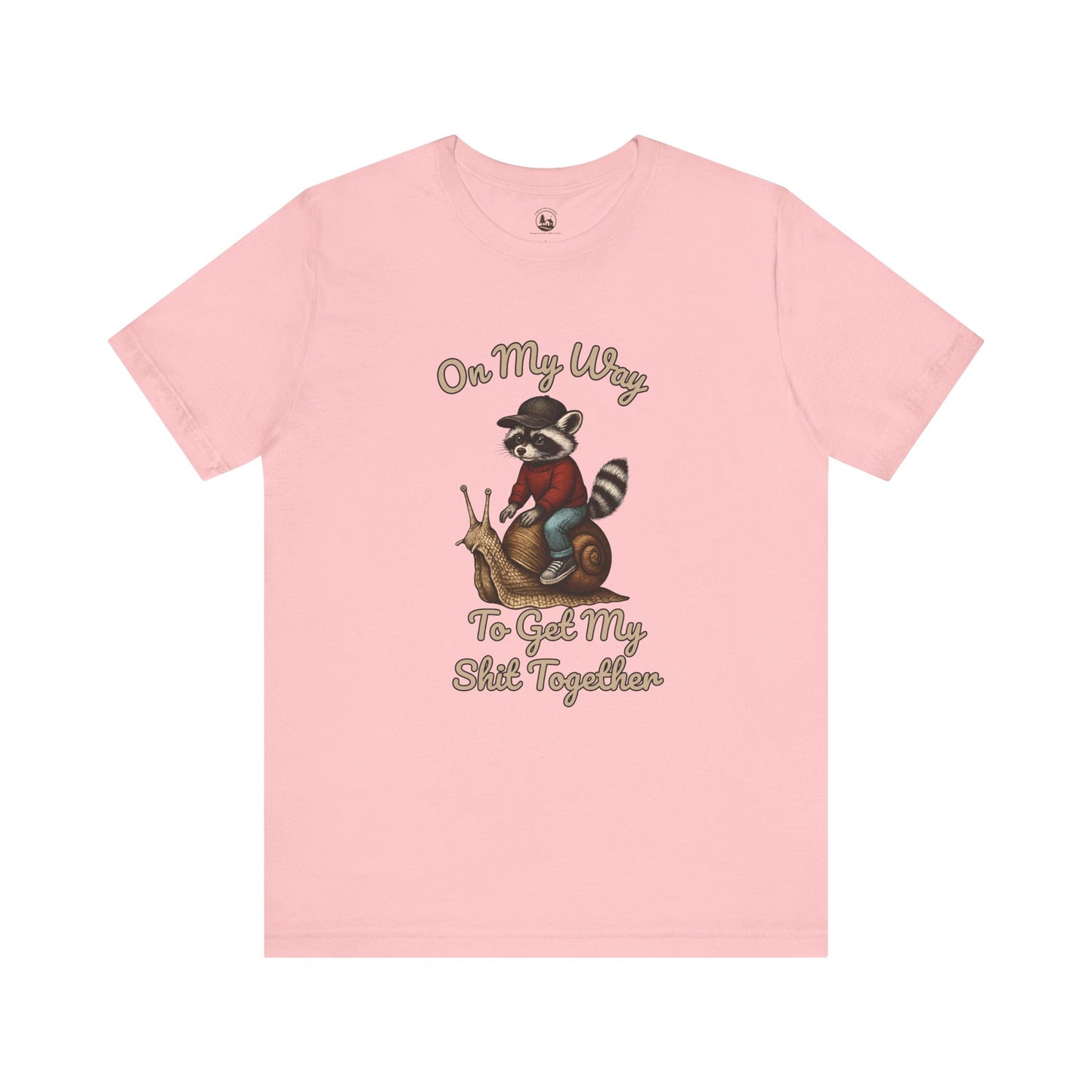 On My Way to Get It Together T-Shirt, Funny Raccoon Graphic