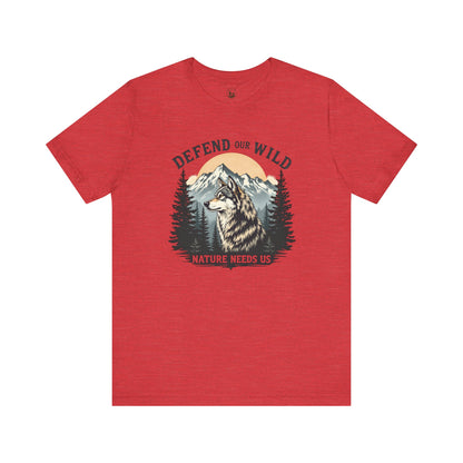 Defend Our Wild, Wolf Unisex T-Shirt