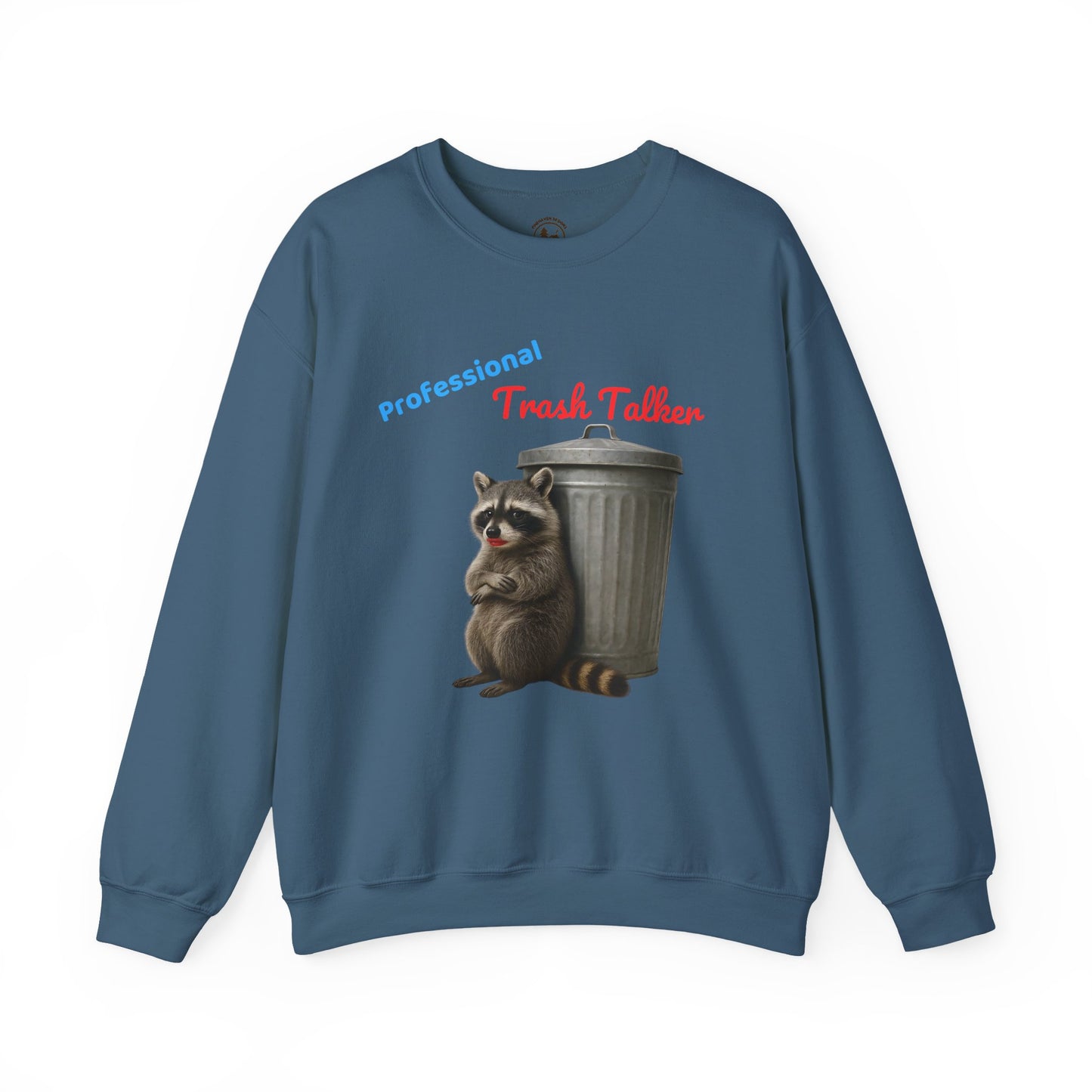 Professional Trash Talker Sweatshirt, Funny Raccoon Sweatshirt on Gildan 18000
