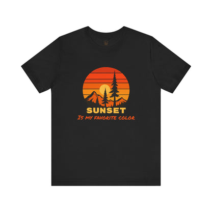 Sunset Mountain Graphic T-Shirt