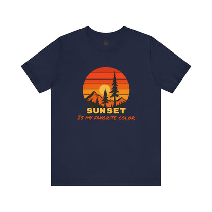 Sunset Mountain Graphic T-Shirt
