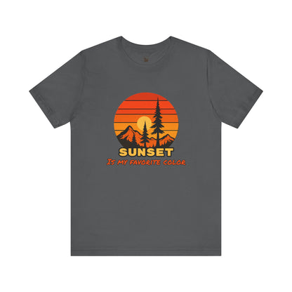 Sunset Mountain Graphic T-Shirt