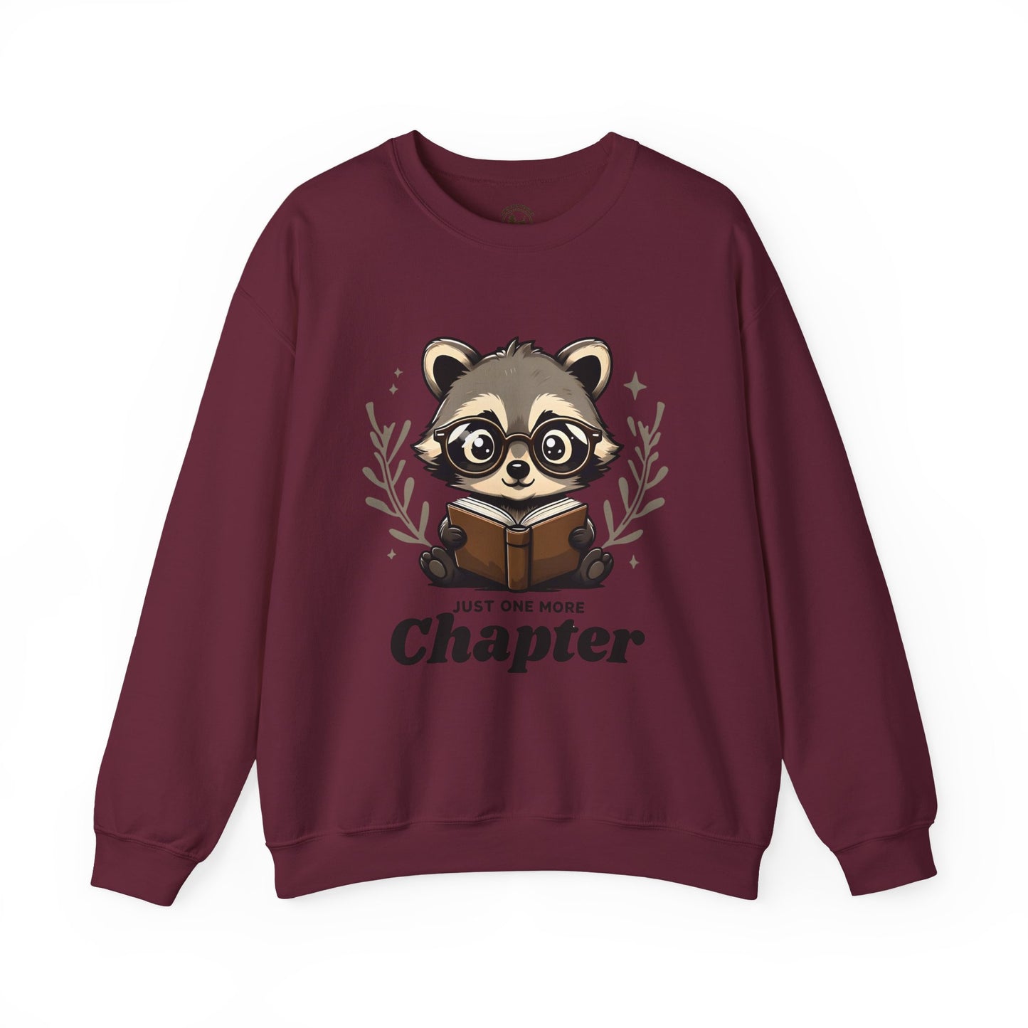 Book Lover's Cozy Sweatshirt, Unisex Crewneck, Gift for Readers, Reading Sweatshirt, Just One More Chapter Apparel