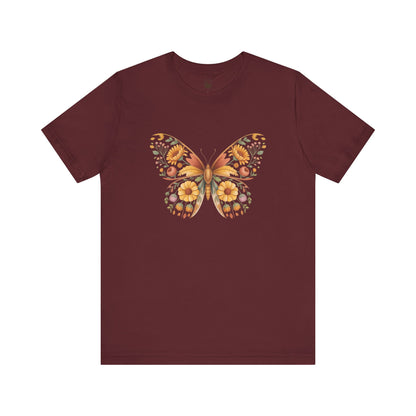 Floral Butterfly Vintage Tee