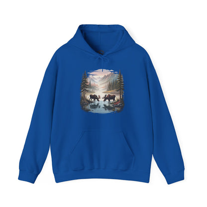 Moose Wilderness  Hoodie