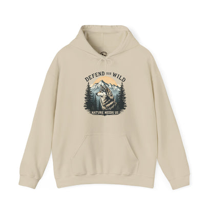 Wildlife Conservation Unisex Wolf Hoodie