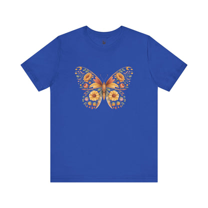 Floral Butterfly Vintage Tee