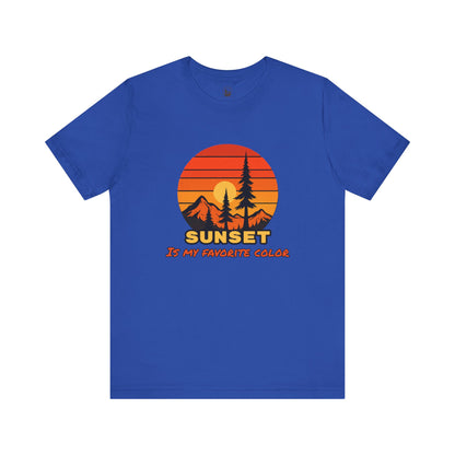 Sunset Mountain Graphic T-Shirt