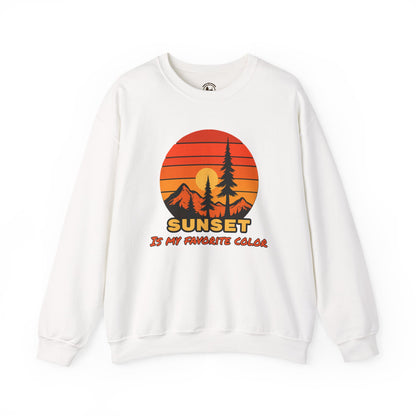 Sunset Mountain Crewneck Sweatshirt