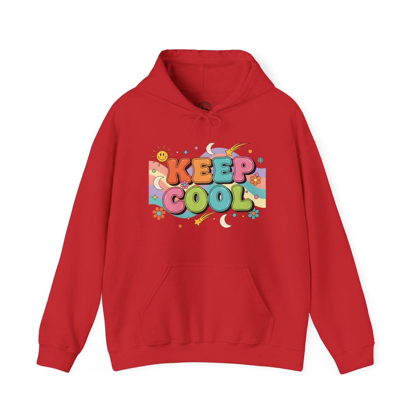 Keep Cool Hoodie – Retro 70s Style Unisex Graphic Hooded Sweatshirt