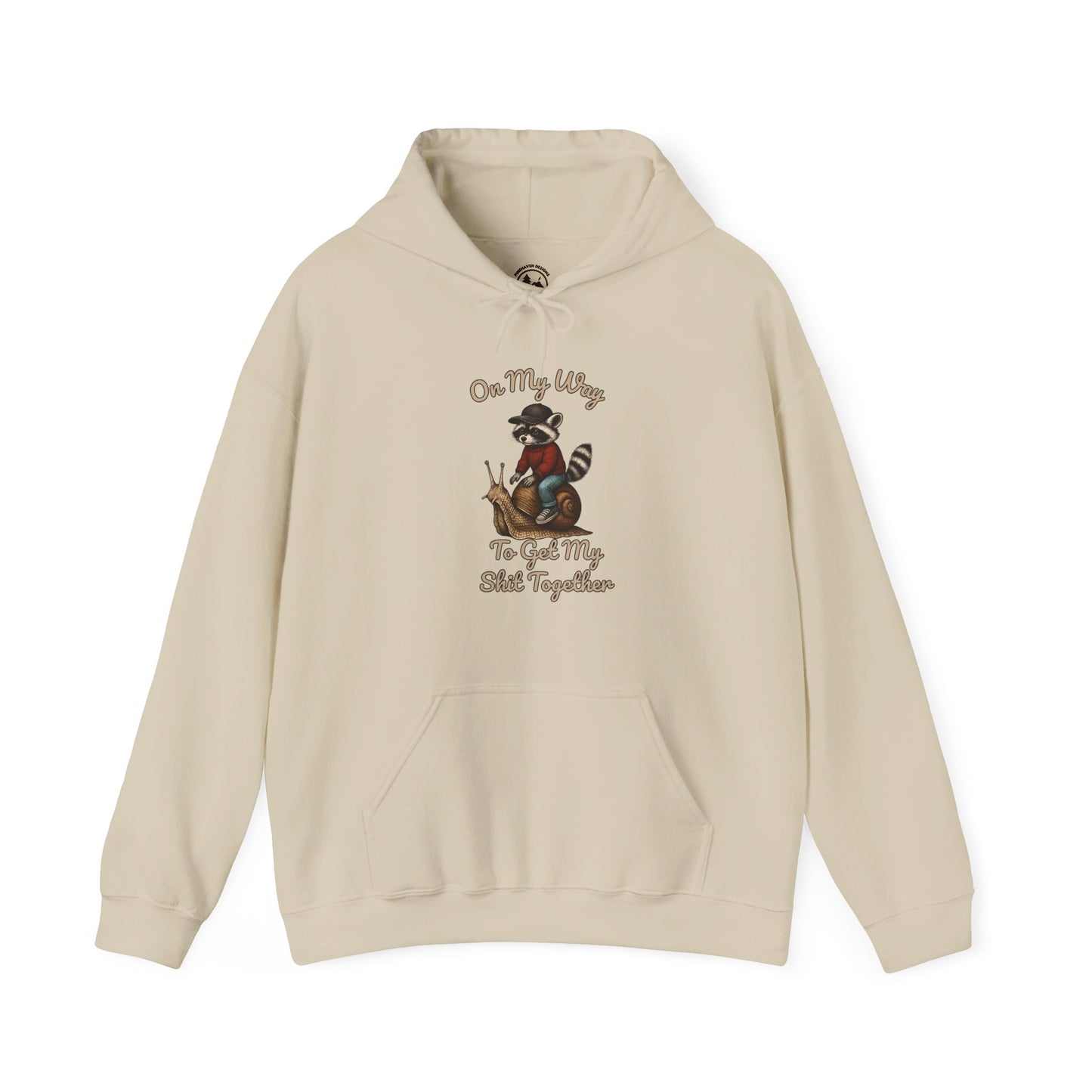 On My Way To Get It Together, Funny Hoodie Raccoon Hoodie