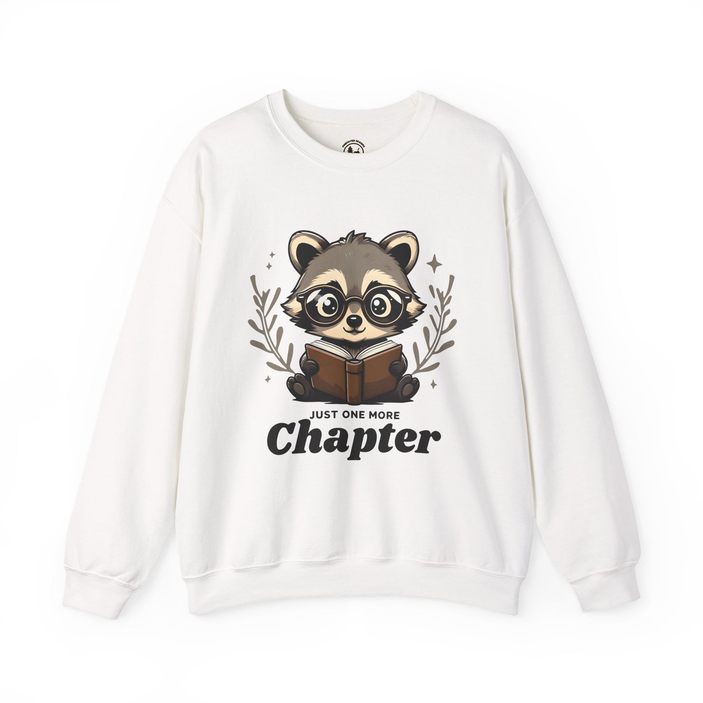 Book Lover's Cozy Sweatshirt, Unisex Crewneck, Gift for Readers, Reading Sweatshirt, Just One More Chapter Apparel