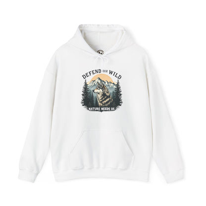 Wildlife Conservation Unisex Wolf Hoodie
