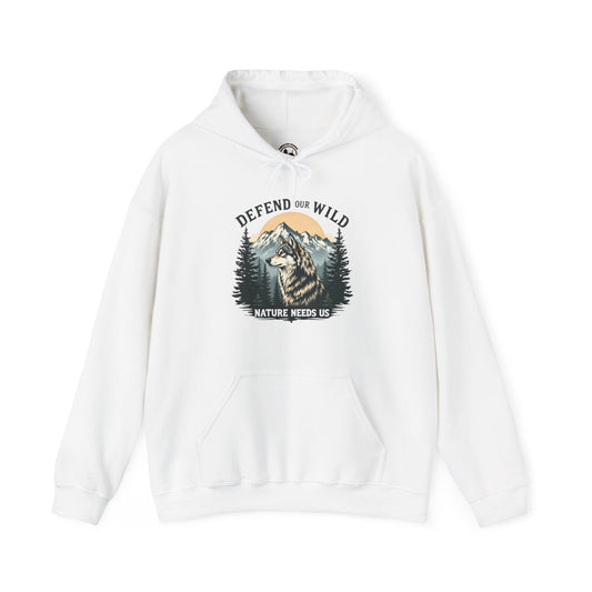 Wildlife Conservation Unisex Wolf Hoodie