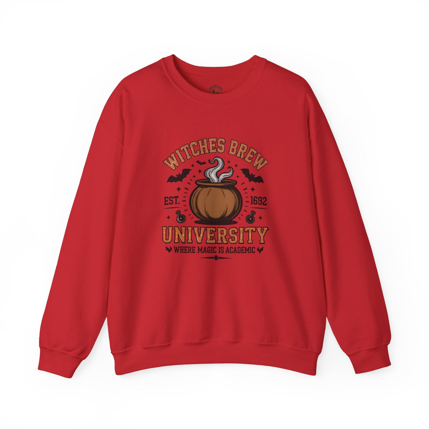 Witches Brew University Crewneck Sweatshirt, Cozy Halloween Apparel