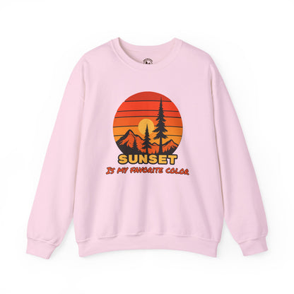 Sunset Mountain Crewneck Sweatshirt