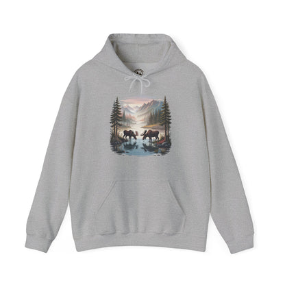 Moose Wilderness  Hoodie