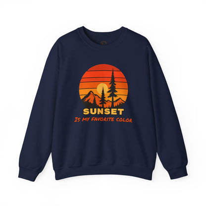 Sunset Mountain Crewneck Sweatshirt