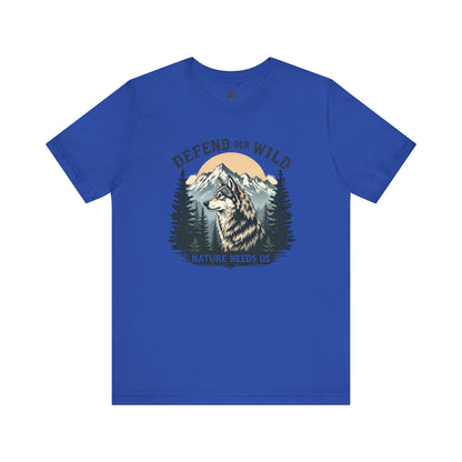 Defend Our Wild, Wolf Unisex T-Shirt