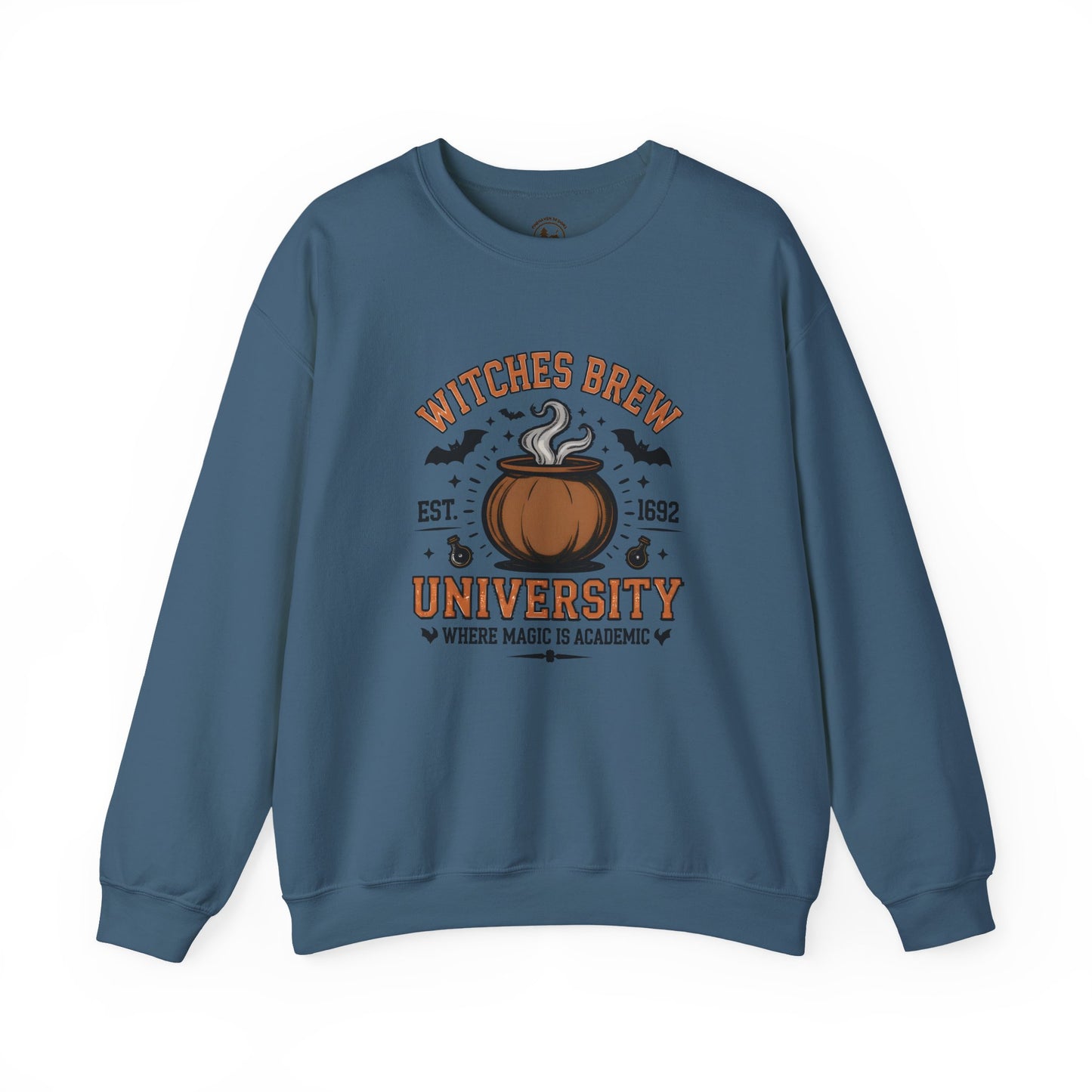 Witches Brew University Crewneck Sweatshirt, Cozy Halloween Apparel