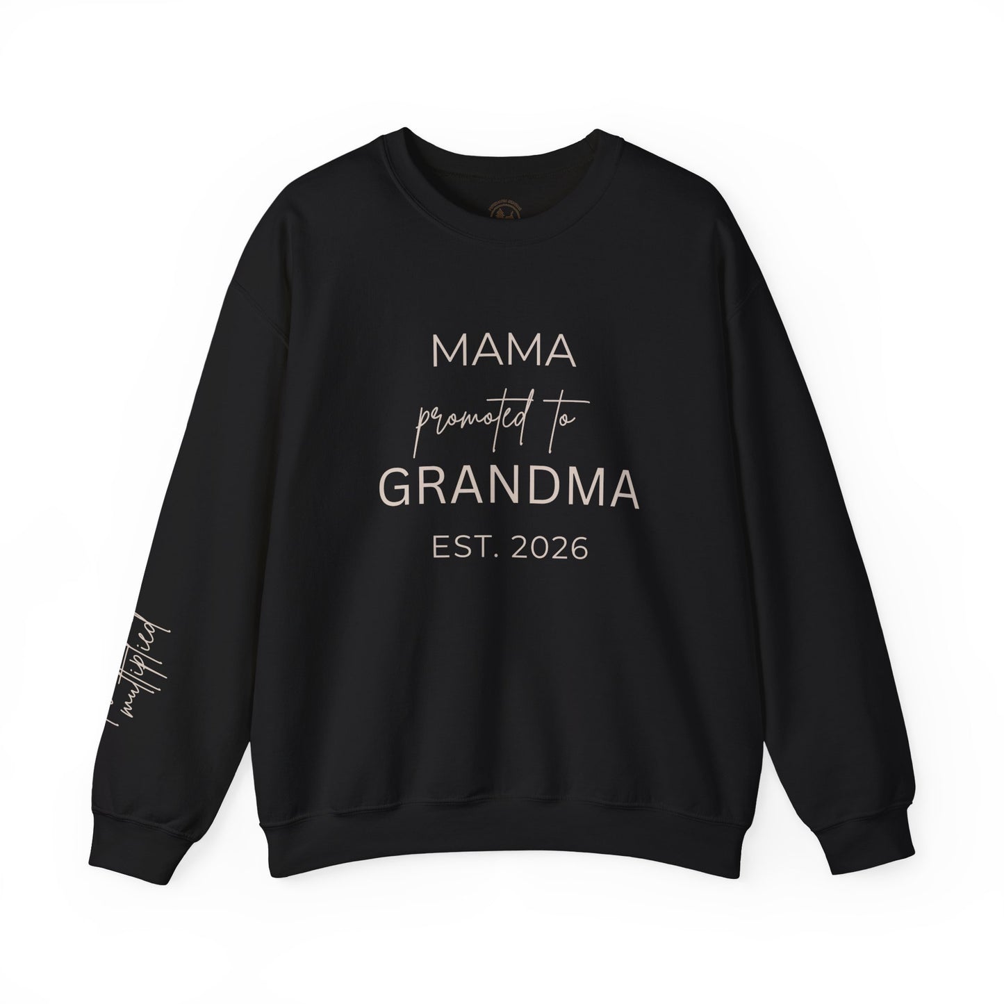 Mama Promoted to Grandma Sweatshirt – Est. 2026
