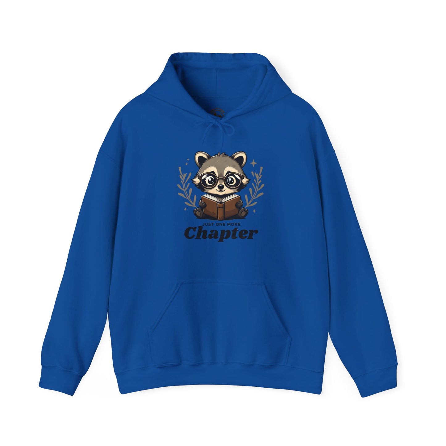 Just One More Chapter Charming Reading Raccoon Hoodie