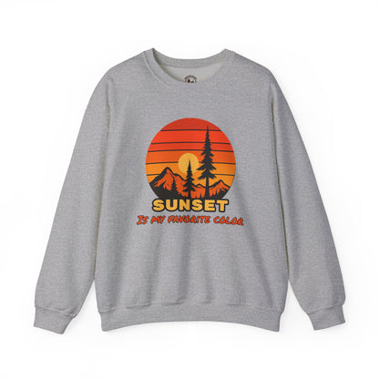 Sunset Mountain Crewneck Sweatshirt