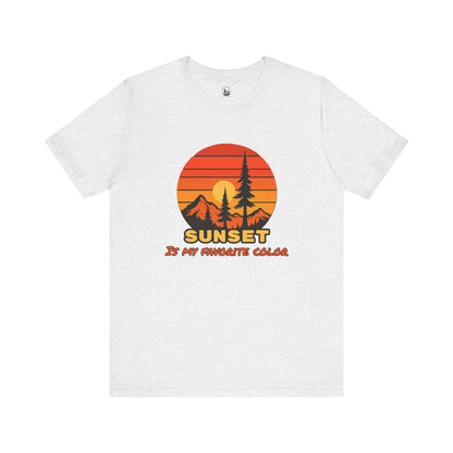 Sunset Mountain Graphic T-Shirt