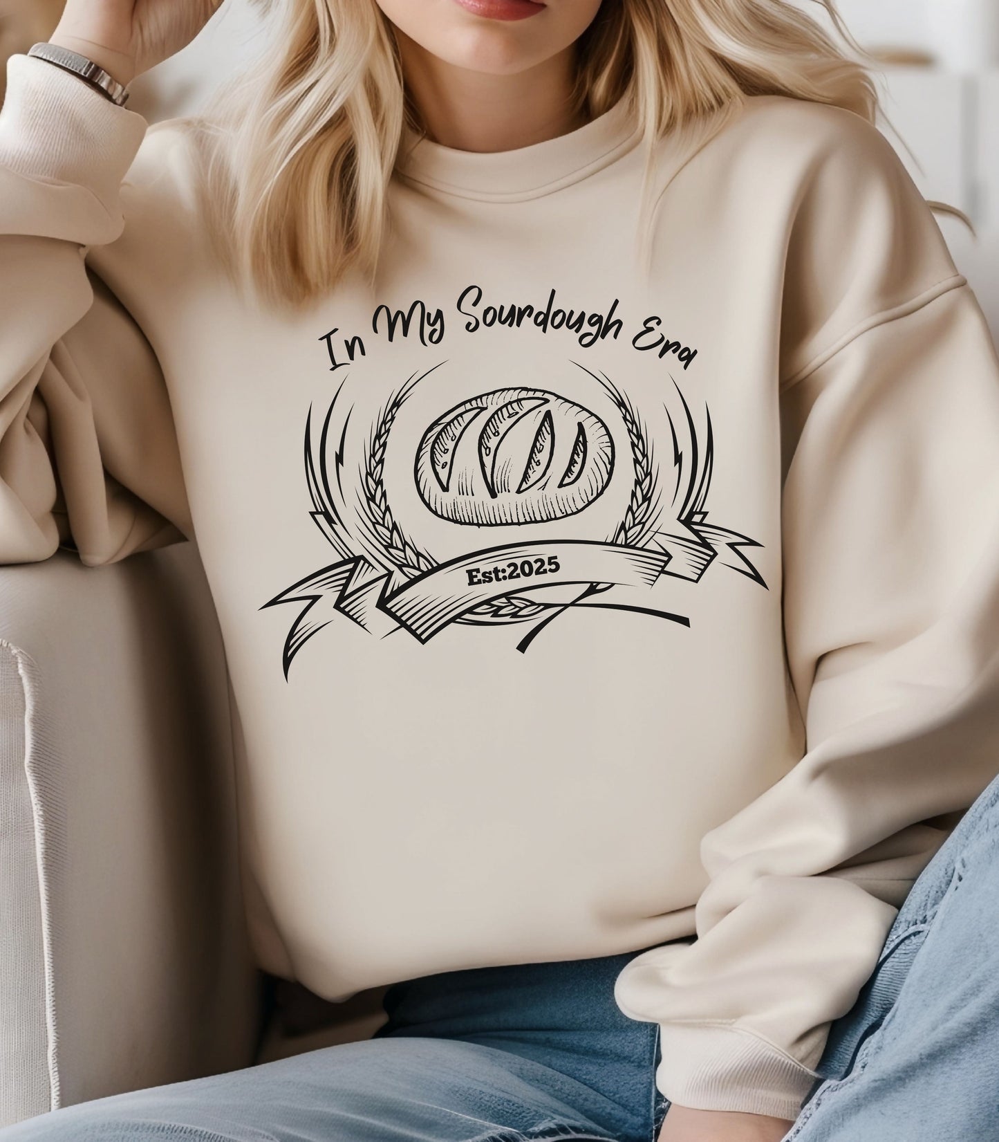 In My Sourdough Era Crewneck Sweater