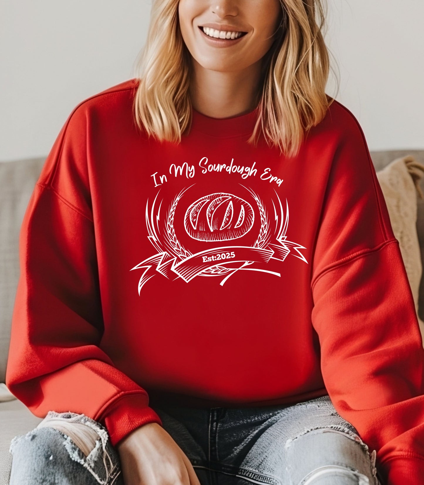 In My Sourdough Era Crewneck Sweater