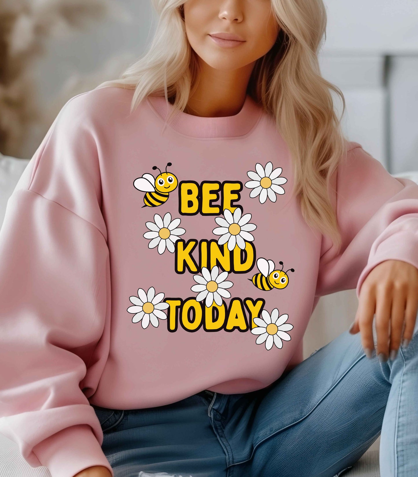 BEE Kind Today Positive Vibes Crewneck Sweater