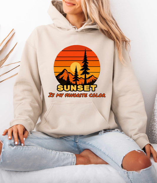 "Sunset Is My Favorite Color"  Hoodie