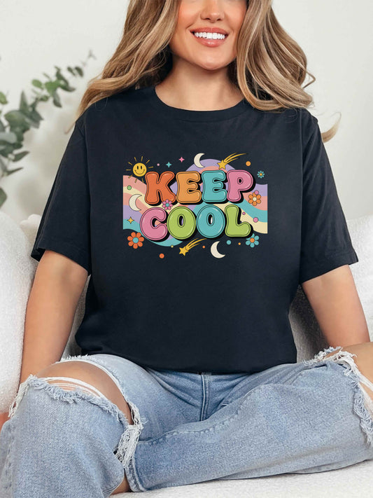 Keep Cool T-Shirt – Retro 70s Style Unisex Graphic Tee