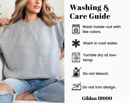 Boho Style Floral Butterfly Crewneck Sweatshirt
