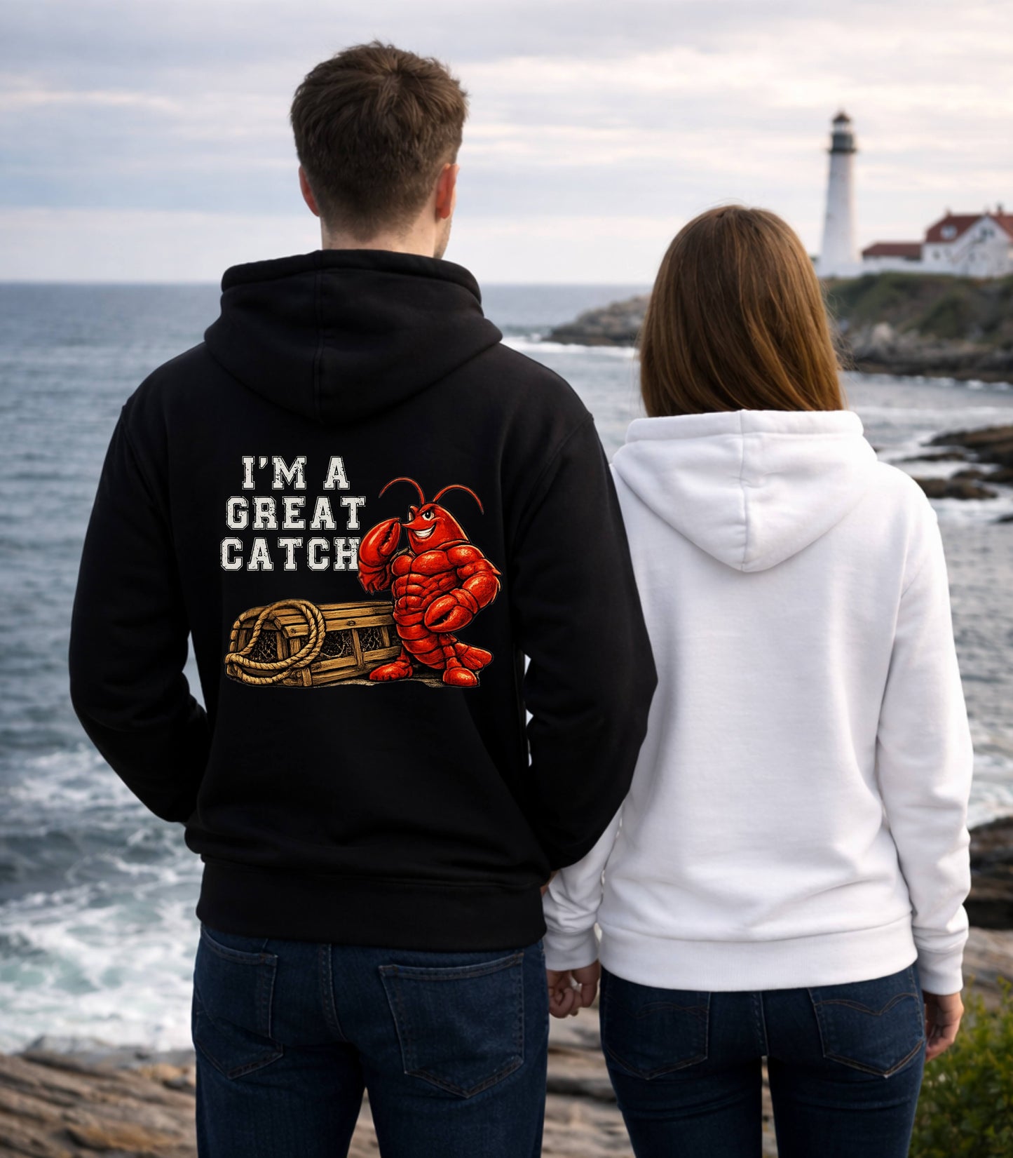 I’m A Great Catch Lobster Hoodie