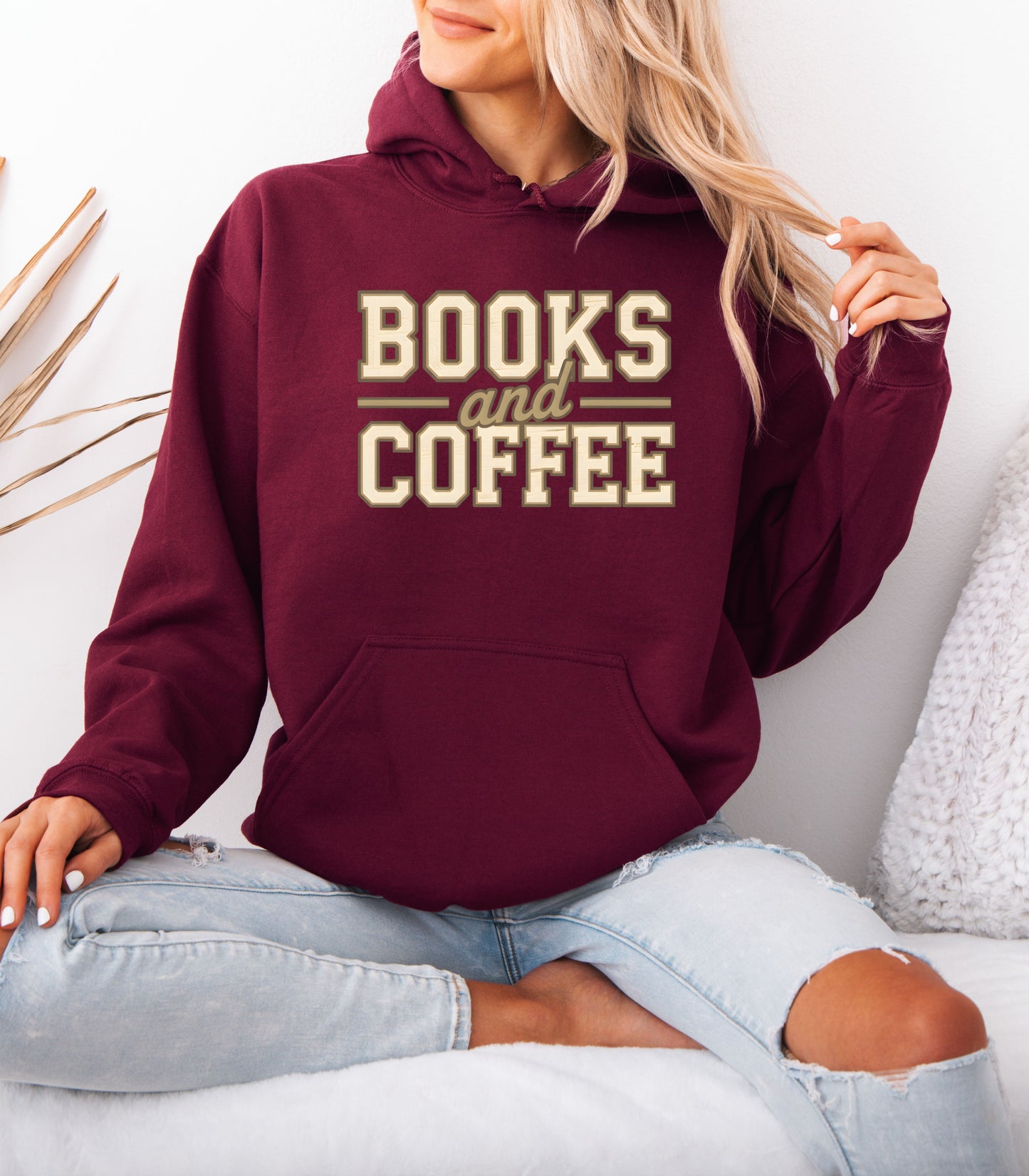 Books and Coffee Hoodie