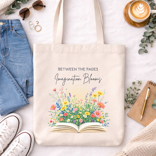 Reader Gift, Library Tote, Bookish Gift for Readers, Teachers, Writers