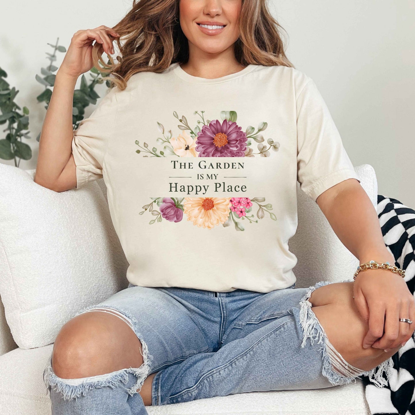 The Garden Is My Happy Place T-Shirt