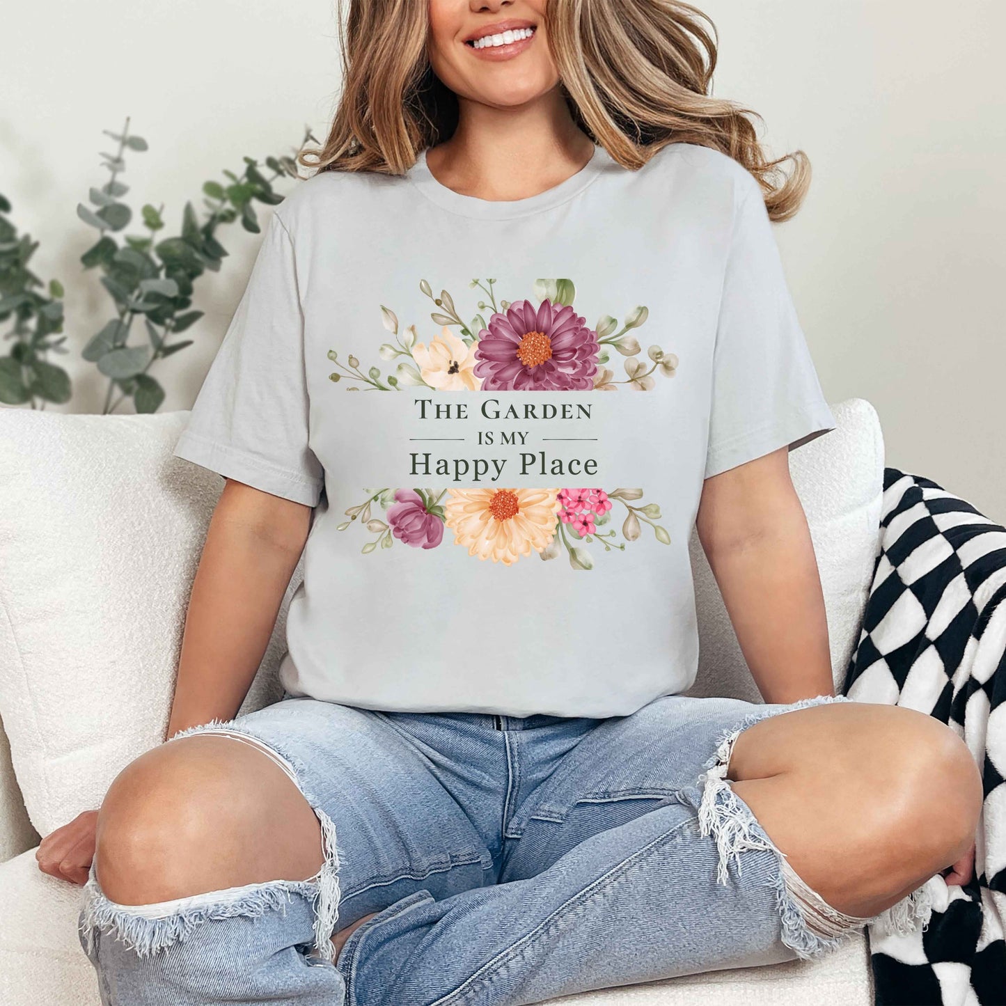 The Garden Is My Happy Place T-Shirt