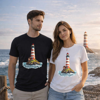 Coastal Lighthouse T-Shirt, Pinehaven Coastal Co.