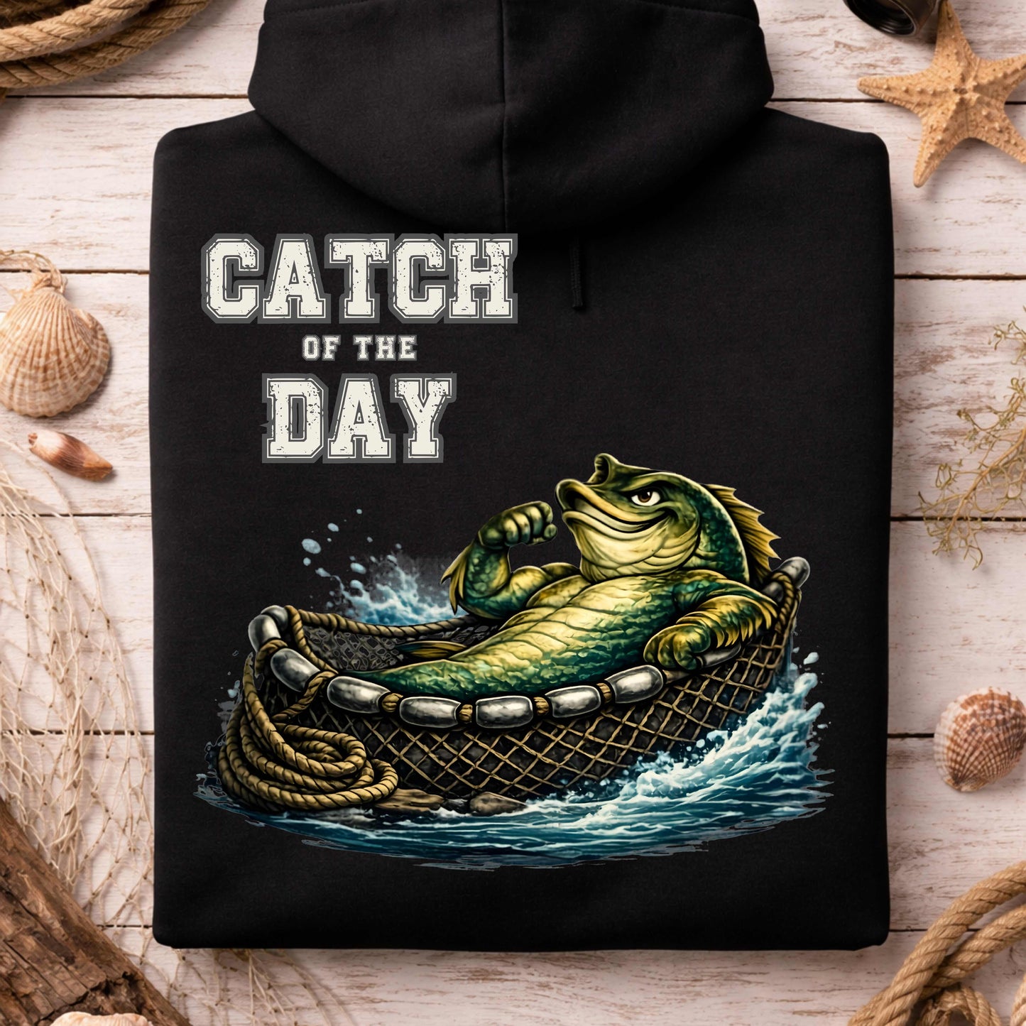 Catch of the Day Hoodie, Pinehaven Coastal Co.
