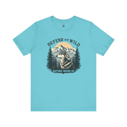 Defend Our Wild, Wolf Unisex T-Shirt