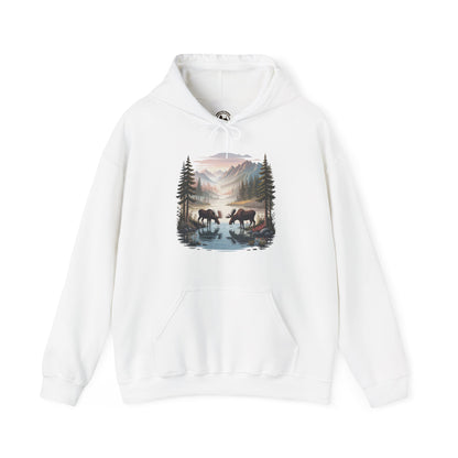 Moose Wilderness  Hoodie