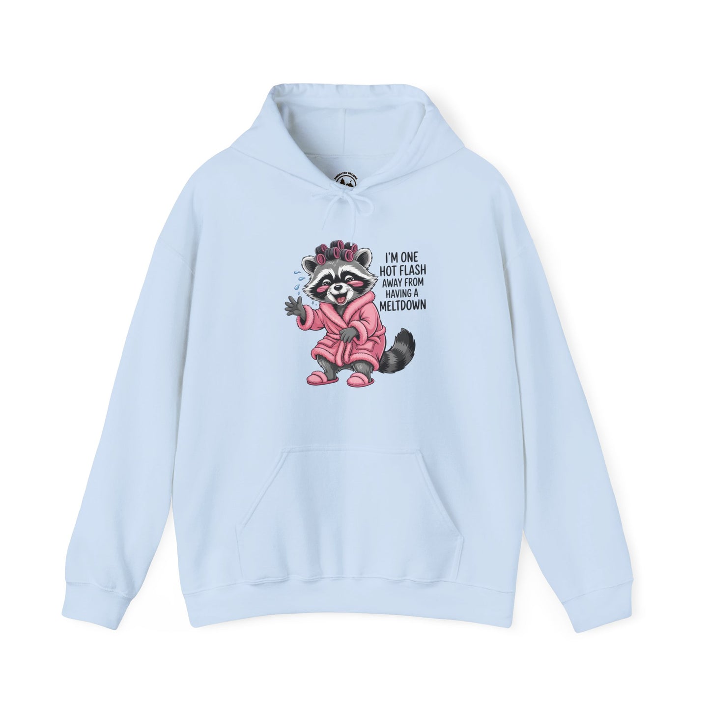 Cute Raccoon I'm One Hot Flash Away From Having A Meltdown Hoodie
