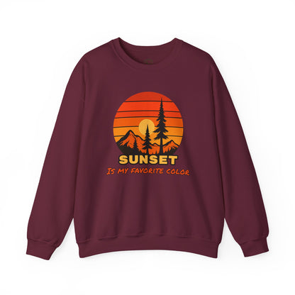 Sunset Mountain Crewneck Sweatshirt