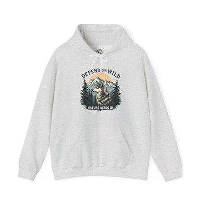 Wildlife Conservation Unisex Wolf Hoodie